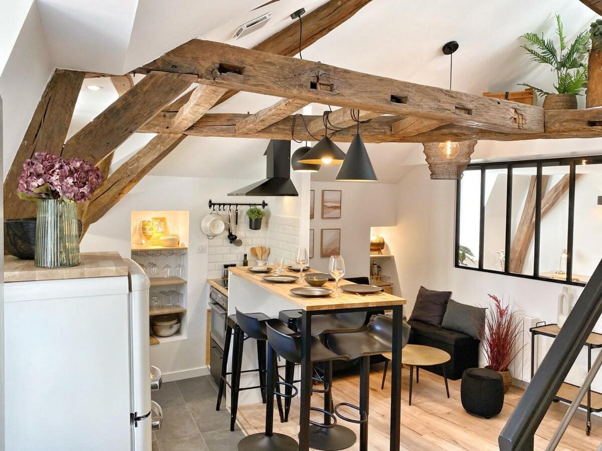 Le Repere Des Sommeliers - Sejour A Auxerre Apartment Luaran gambar