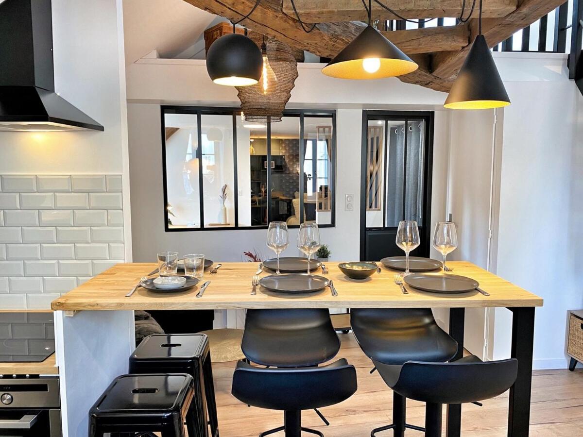 Le Repere Des Sommeliers - Sejour A Auxerre Apartment Luaran gambar